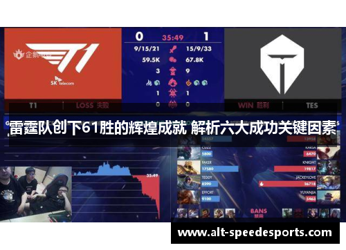 雷霆队创下61胜的辉煌成就 解析六大成功关键因素